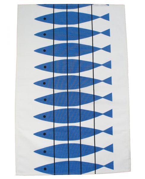 Sill blå kökshandduk / Tea Towel