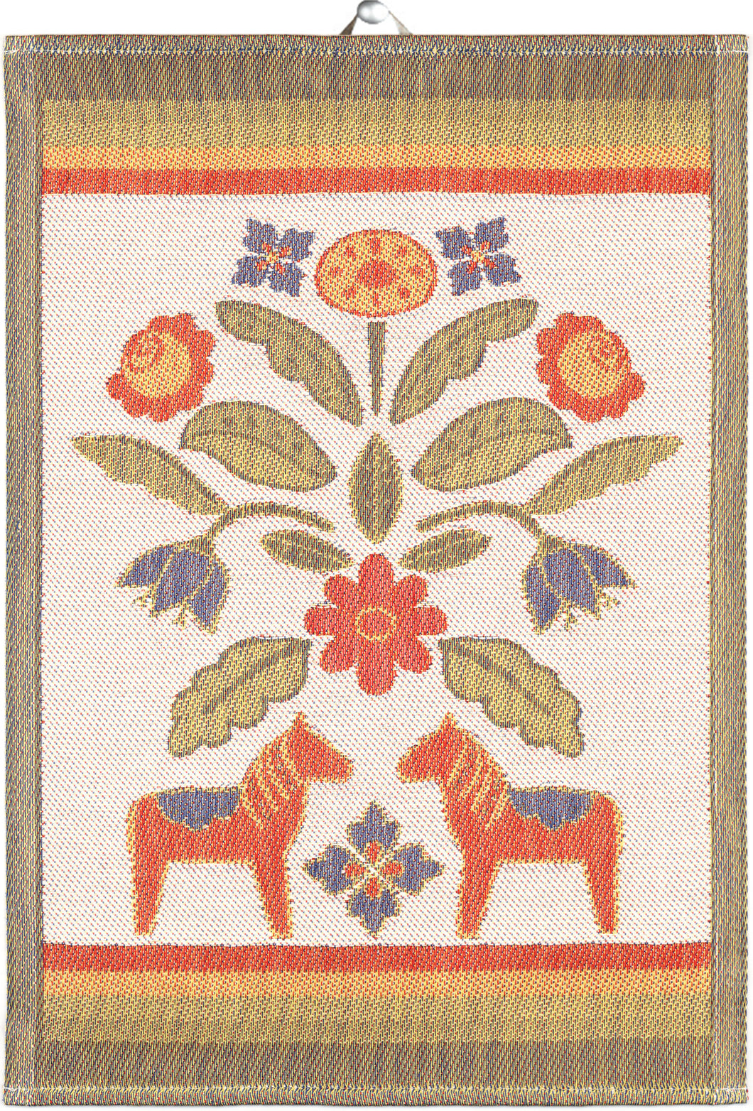 Kurbitsblom, kökshandduk / Tea Towel, 35 x 50 cm