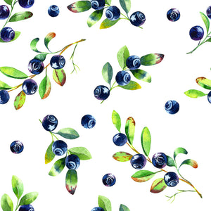 Servetter / Paper Napkins, Blåbär / Blueberries