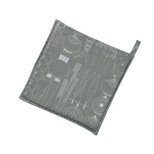 Picknick grytlapp / Pot holder grey, 21.5 x 21.5 cm