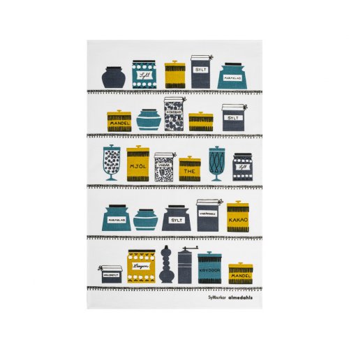 Syltburkar kökshandduk, blå / Tea Towel