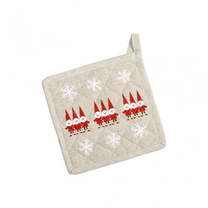 Tomtenisse grytlapp / Pot holder, 20 x 20 cm