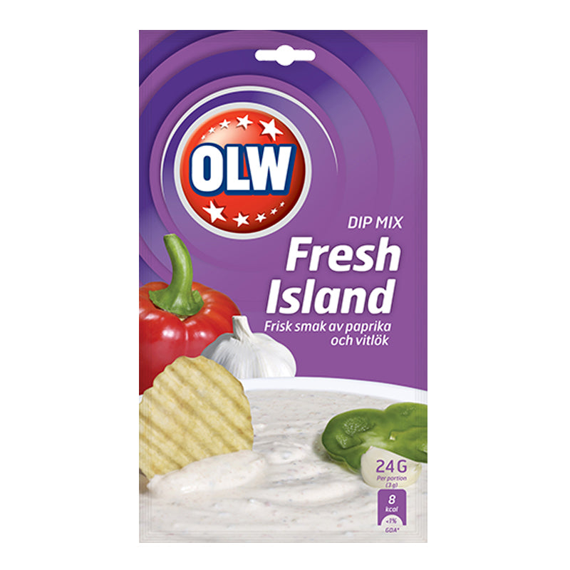 OLW Dippmix, Fresh Island / capsicum and garlic
