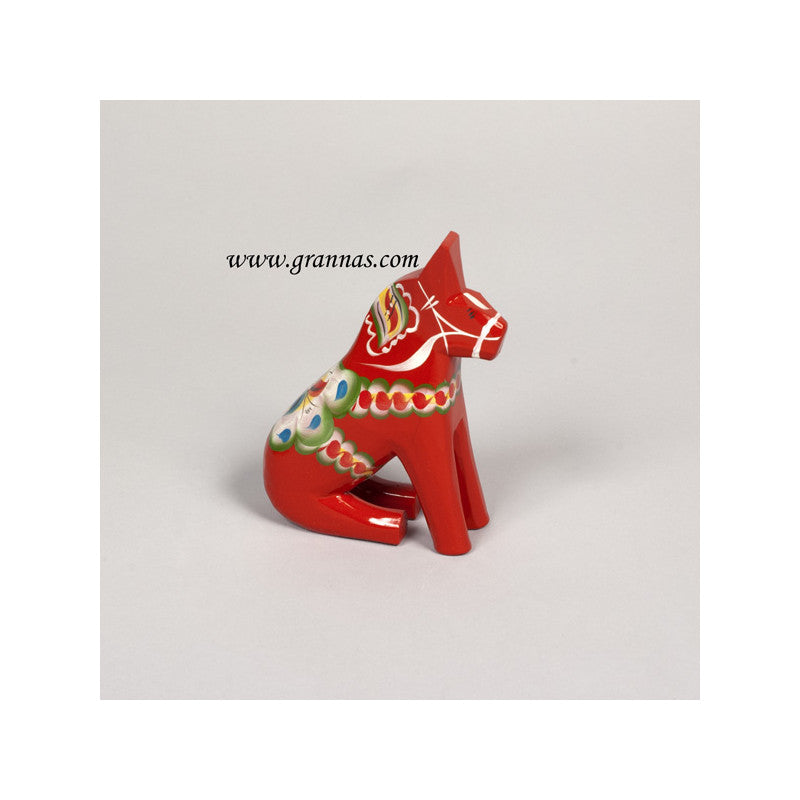 Sittande Dalahäst / Sitting Dalahorse 13cm